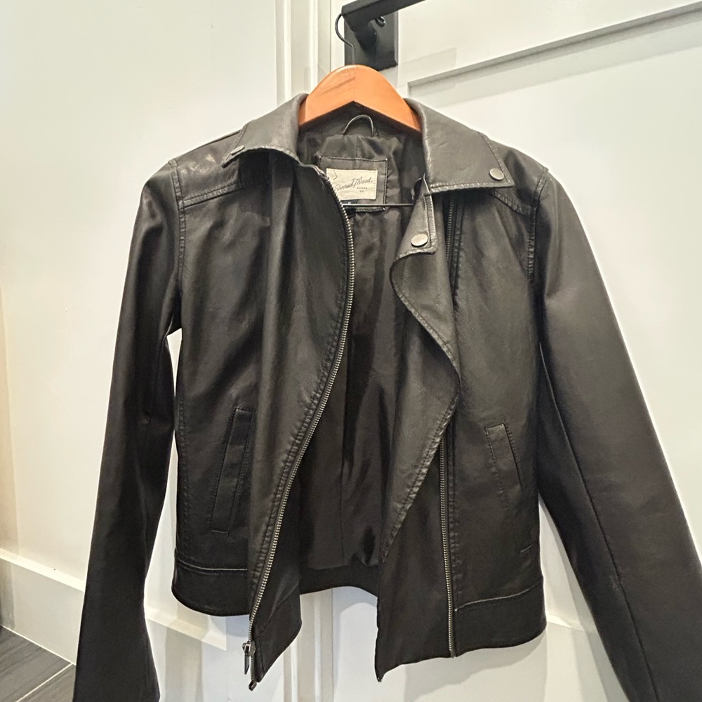 Universal Thread Black Leather Jacket